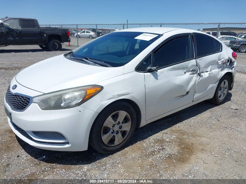 2015 Kia Forte Lx VIN: KNAFX4A6XF5356576 Lot: 39415717