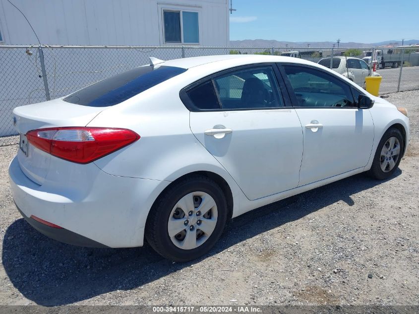 2015 Kia Forte Lx VIN: KNAFX4A6XF5356576 Lot: 39415717