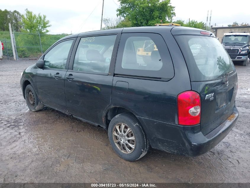 2003 Mazda Mpv Es/Lx/Lx-Sv VIN: JM3LW28A930378673 Lot: 39415723