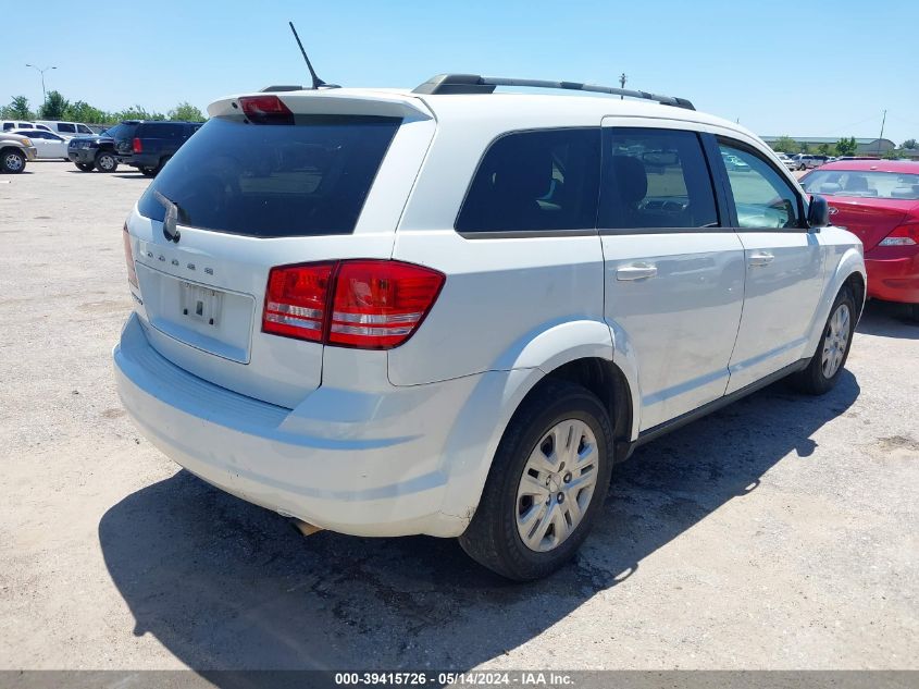 2017 Dodge Journey Se VIN: 3C4PDCAB0HT577131 Lot: 39415726