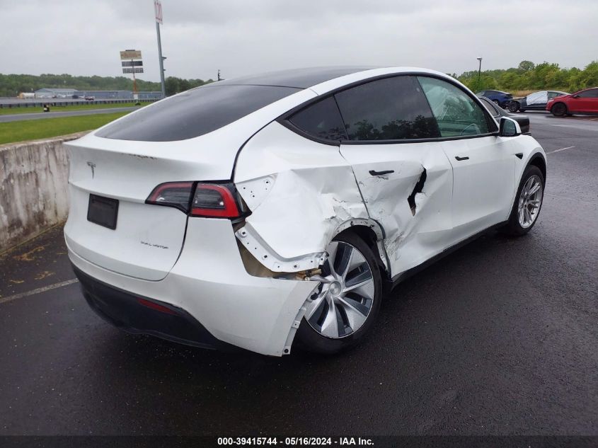 2020 Tesla Model Y Long Range Dual Motor All-Wheel Drive VIN: 5YJYGDEE4LF044910 Lot: 39415744