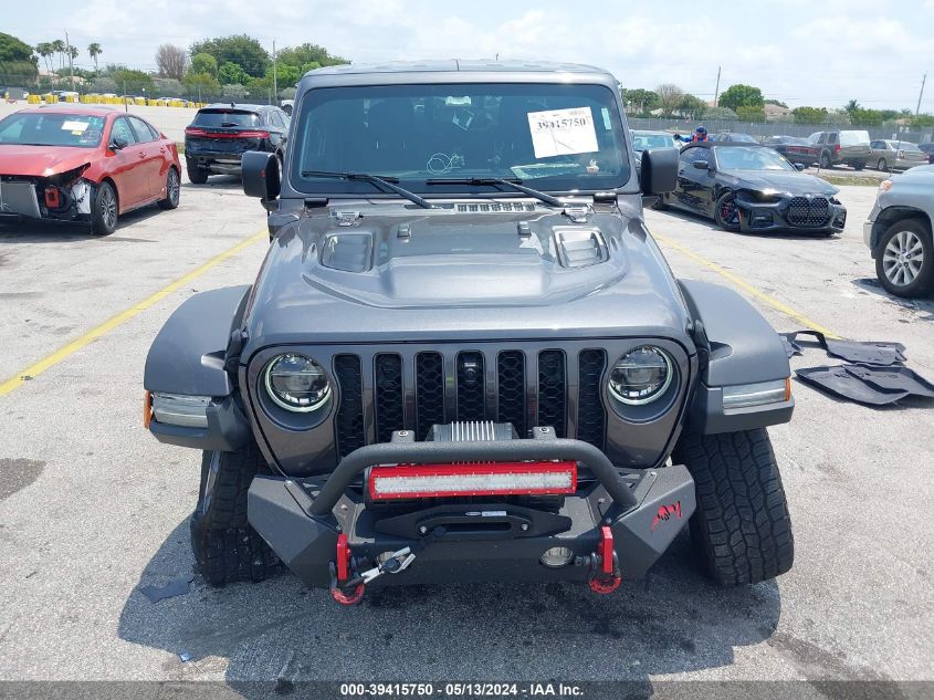 2022 Jeep Gladiator Rubicon 4X4 VIN: 1C6JJTBGXNL106191 Lot: 39415750