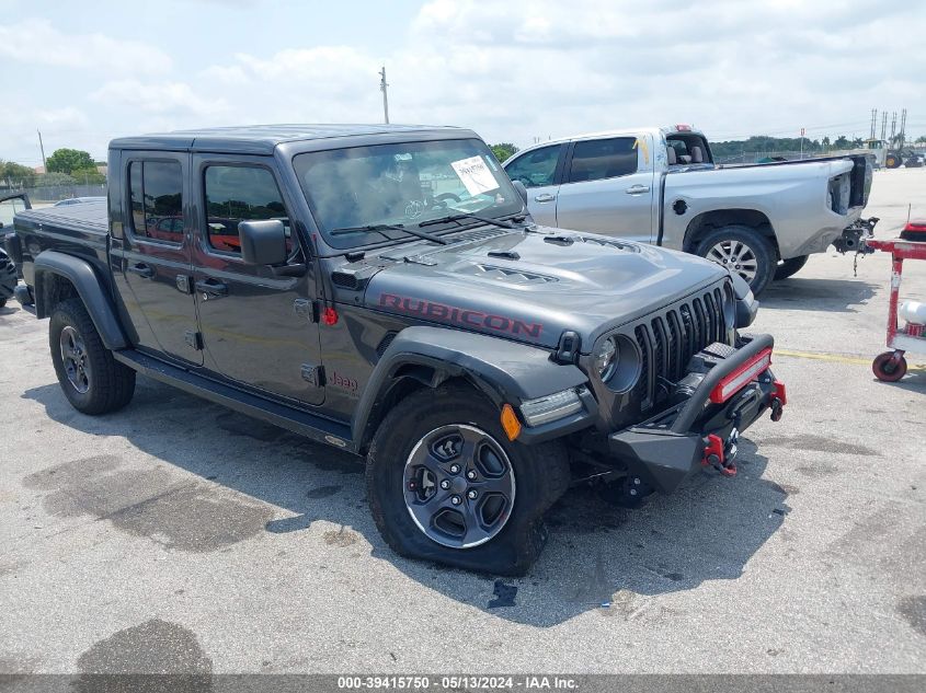 2022 Jeep Gladiator Rubicon 4X4 VIN: 1C6JJTBGXNL106191 Lot: 39415750