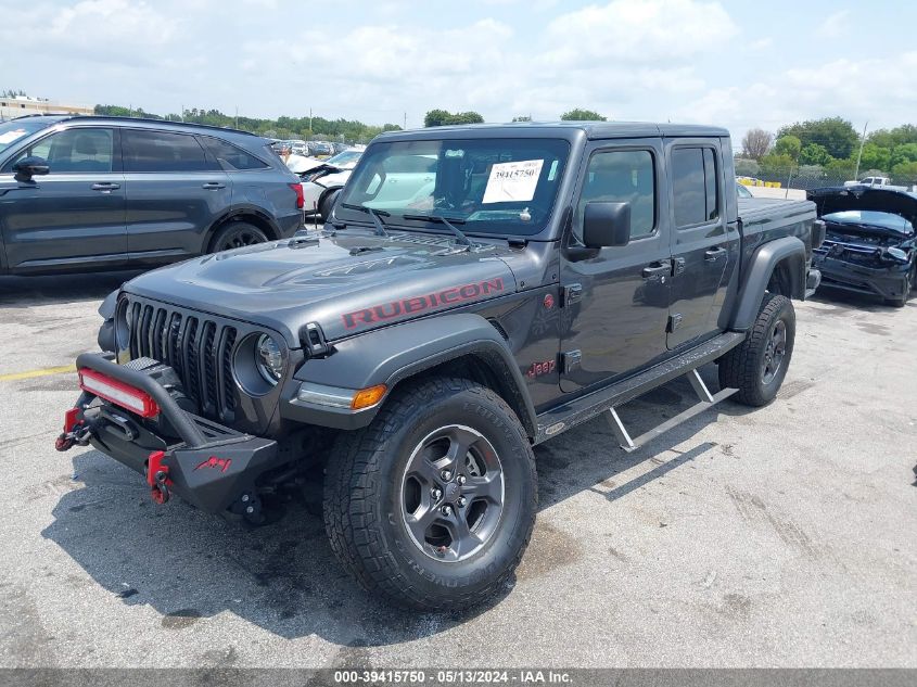 2022 Jeep Gladiator Rubicon 4X4 VIN: 1C6JJTBGXNL106191 Lot: 39415750