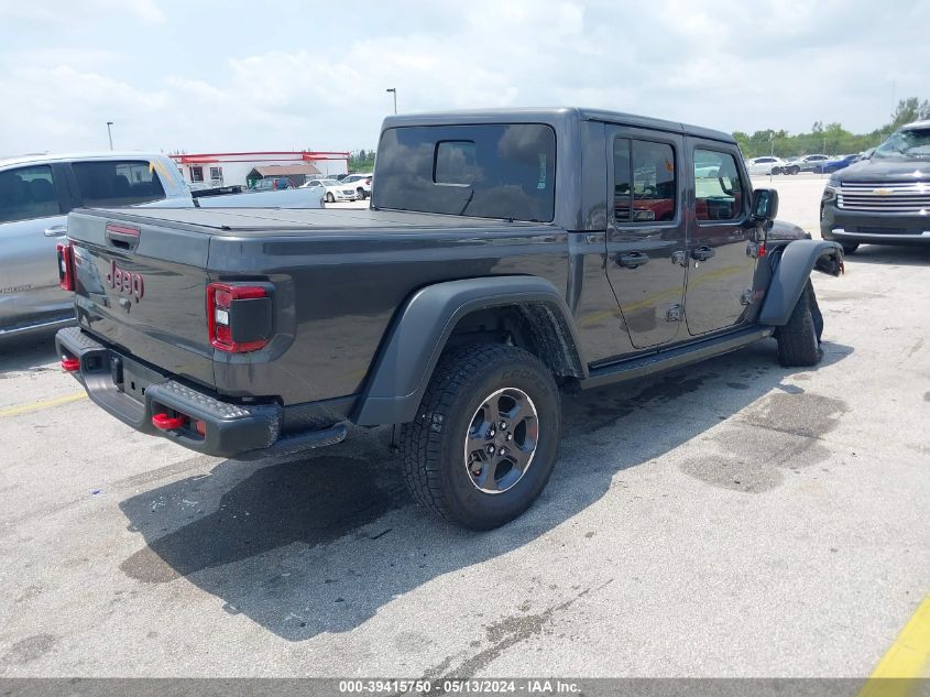 2022 Jeep Gladiator Rubicon 4X4 VIN: 1C6JJTBGXNL106191 Lot: 39415750