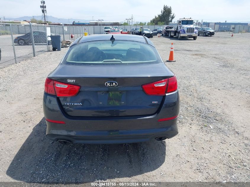 2015 Kia Optima Lx VIN: 5XXGM4A75FG503911 Lot: 39415755
