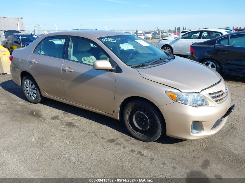 2013 Toyota Corolla Le VIN: 2T1BU4EE5DC991782 Lot: 39415762