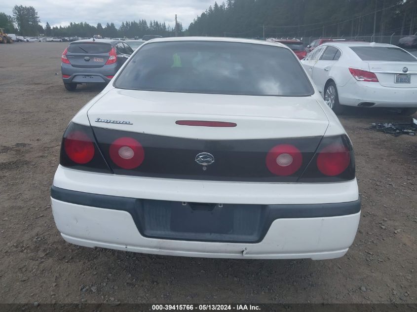 2005 Chevrolet Impala VIN: 2G1WF52E259233737 Lot: 39415766