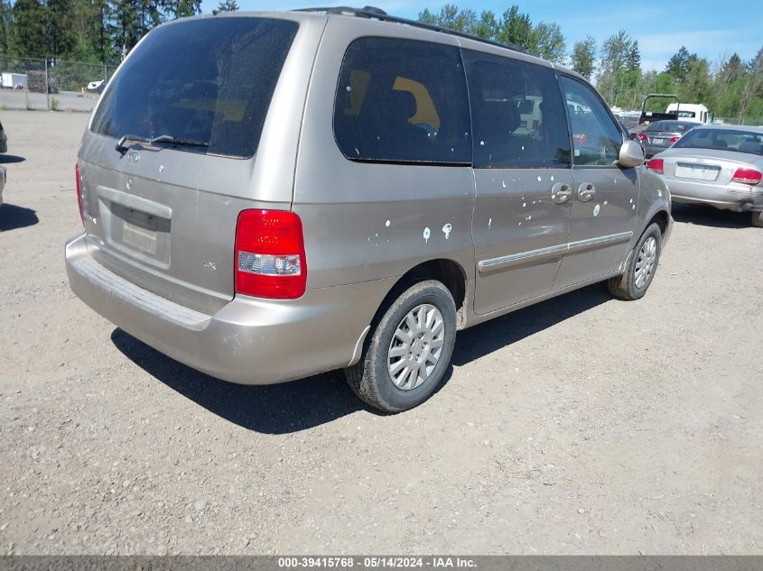 2003 Kia Sedona Ex/Lx VIN: KNDUP131436456060 Lot: 39415768