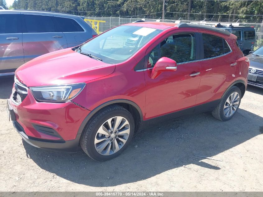 2018 Buick Encore Preferred VIN: KL4CJASB3JB651573 Lot: 39415770