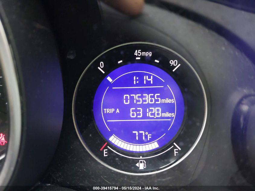 2019 Honda Fit Lx VIN: 3HGGK5H44KM715510 Lot: 39415794