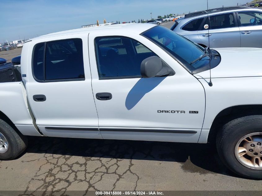 2000 Dodge Dakota Slt/Sport VIN: 1B7GL2AN1YS717745 Lot: 39415808