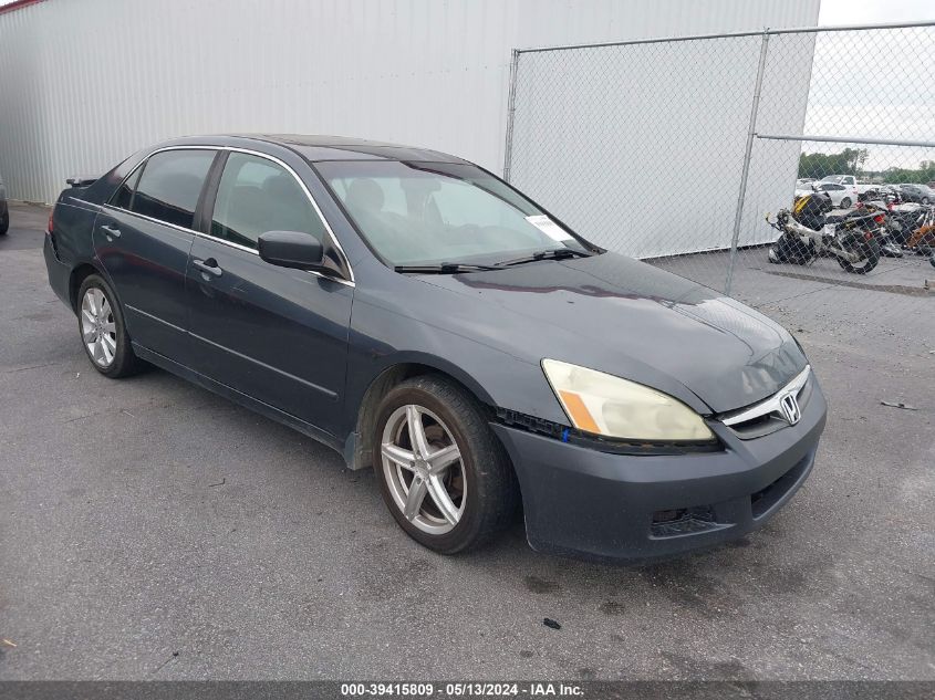 2007 Honda Accord Sdn Ex-L VIN: 1HGCM66577A016421 Lot: 39415809