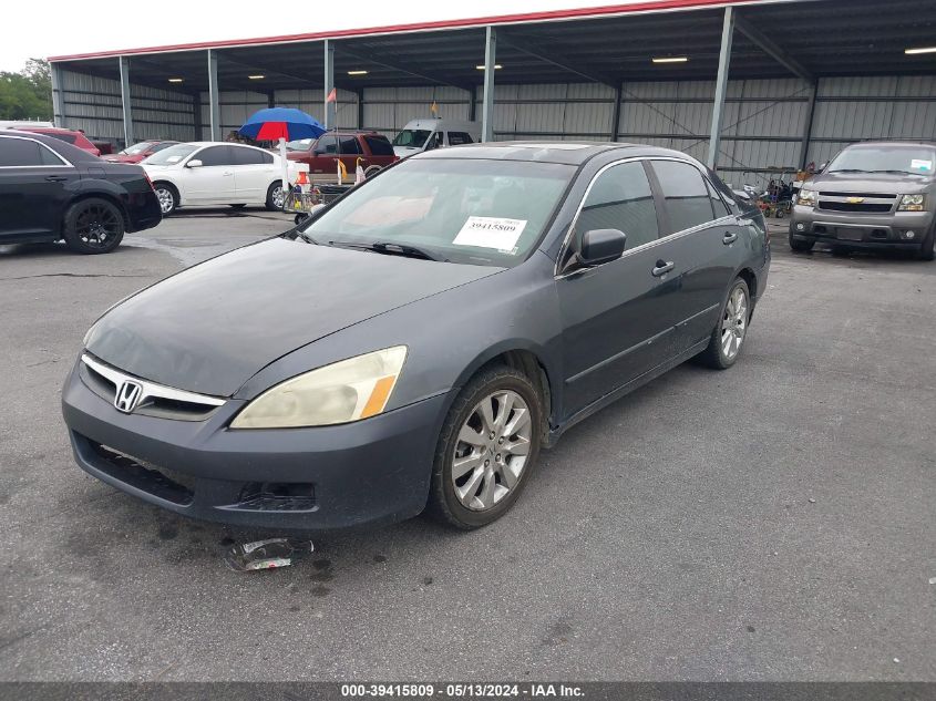 2007 Honda Accord Sdn Ex-L VIN: 1HGCM66577A016421 Lot: 39415809