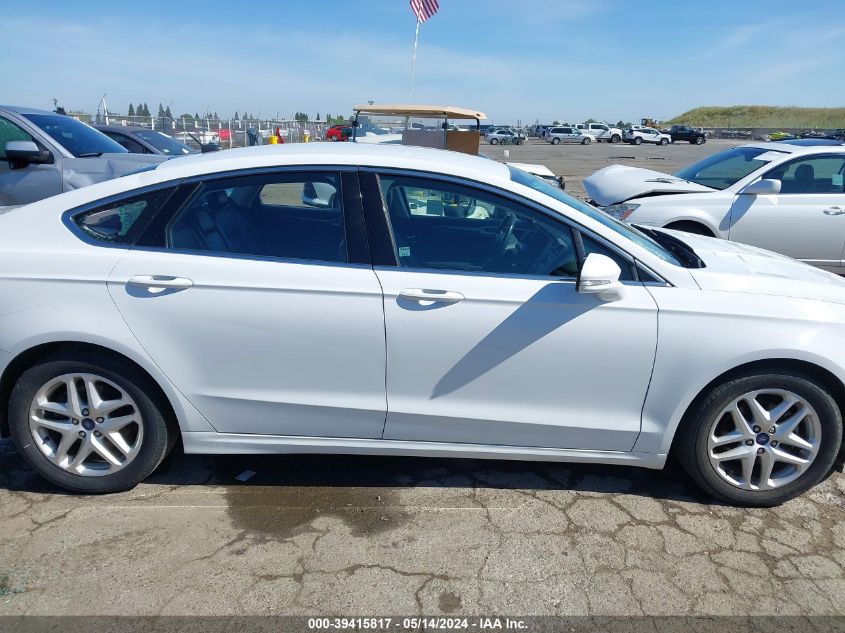 2016 Ford Fusion Se VIN: 3FA6P0HDXGR151506 Lot: 39415817