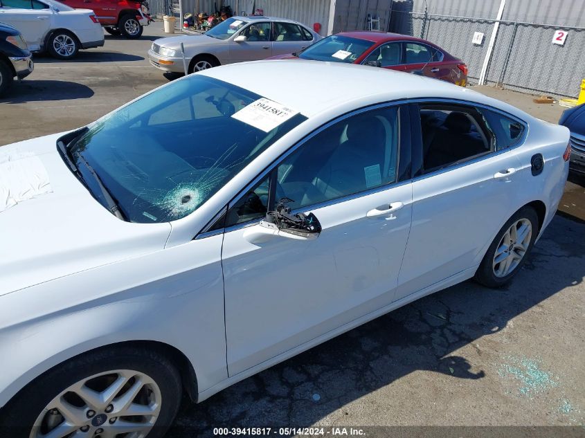 2016 Ford Fusion Se VIN: 3FA6P0HDXGR151506 Lot: 39415817