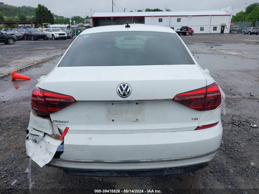 2017 Volkswagen Passat 1.8T R-Line VIN: 1VWDT7A31HC019836 Lot: 39415826