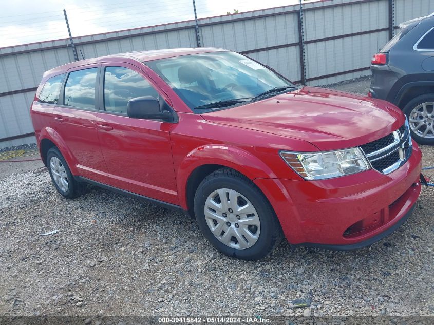 2014 Dodge Journey American Value Pkg VIN: 3C4PDCAB3ET186633 Lot: 39415842