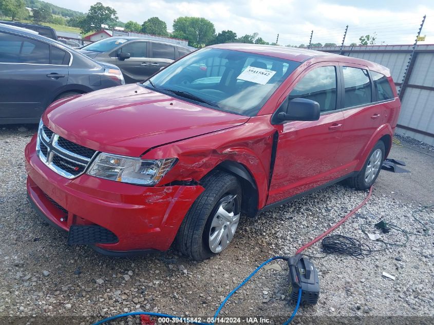 2014 Dodge Journey American Value Pkg VIN: 3C4PDCAB3ET186633 Lot: 39415842