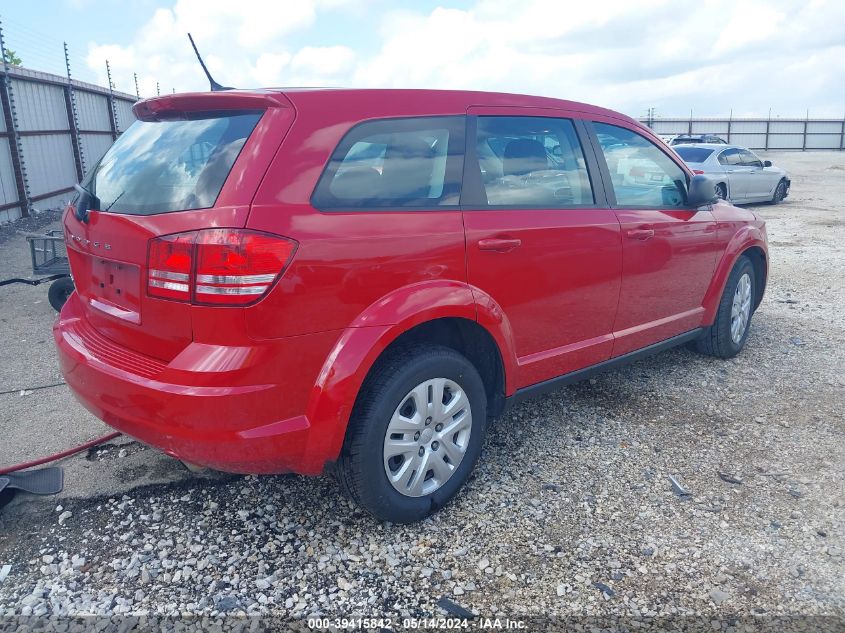 2014 Dodge Journey American Value Pkg VIN: 3C4PDCAB3ET186633 Lot: 39415842