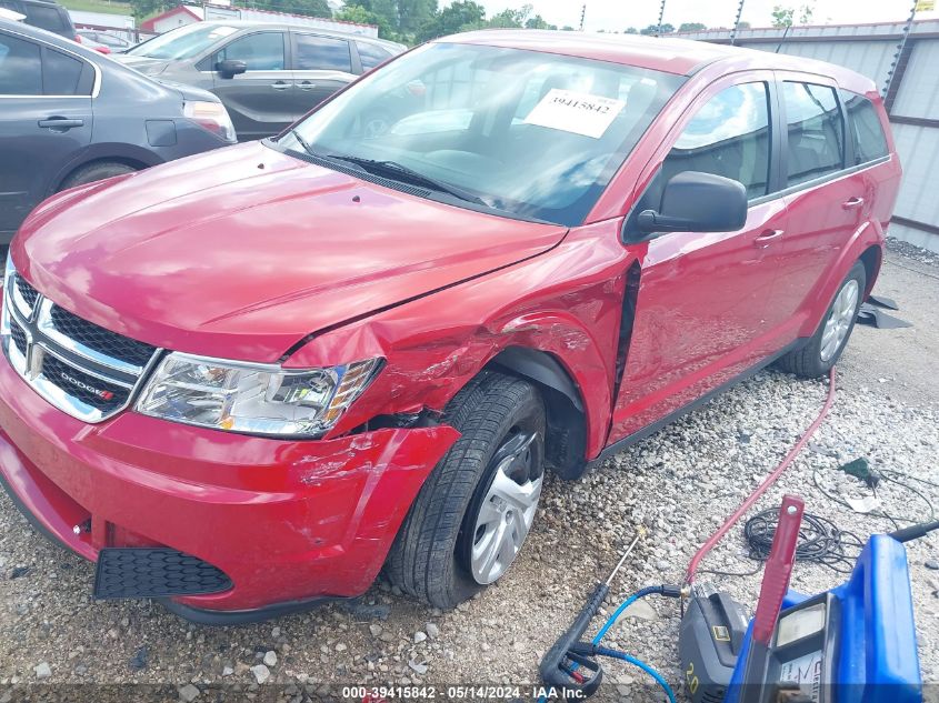 2014 Dodge Journey American Value Pkg VIN: 3C4PDCAB3ET186633 Lot: 39415842