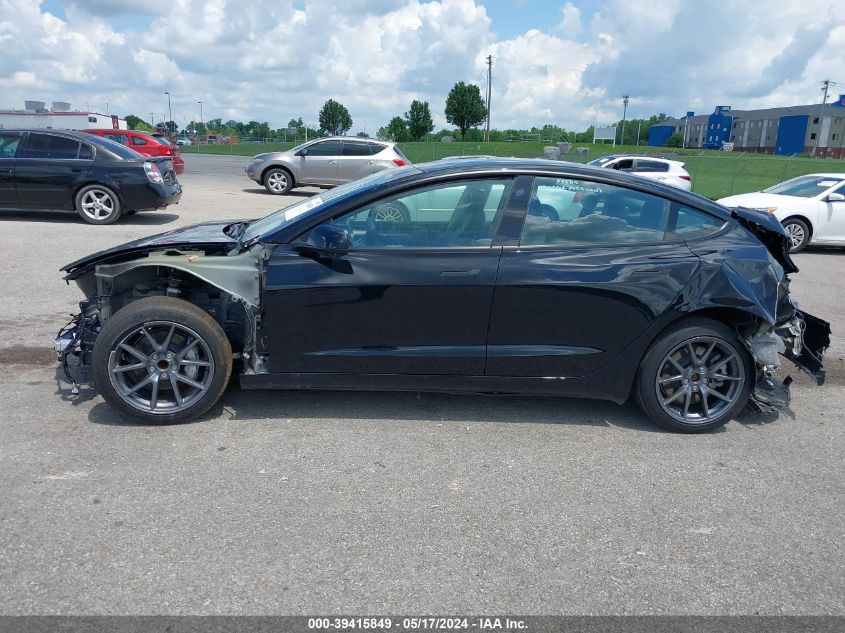 2023 Tesla Model 3 Rear-Wheel Drive VIN: 5YJ3E1EA6PF696056 Lot: 39415849