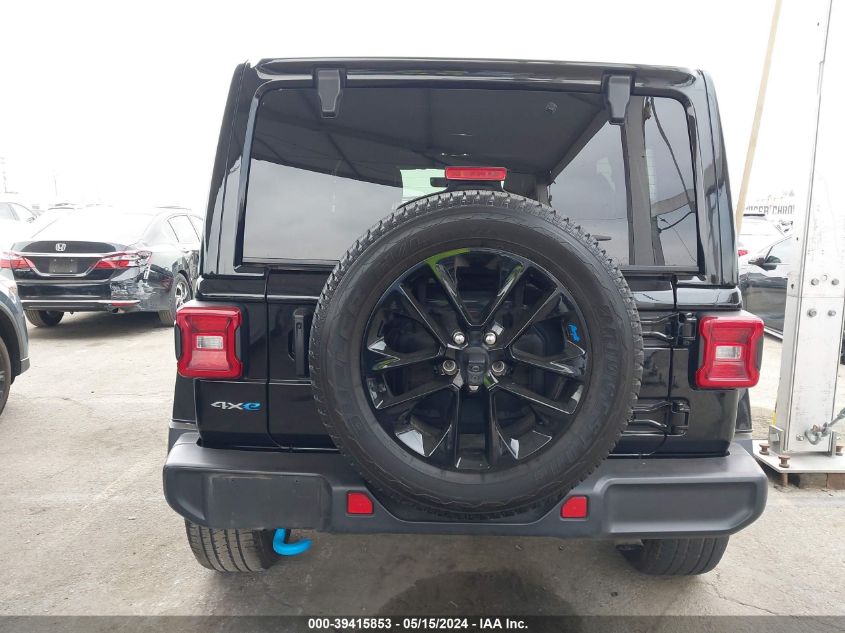 2022 Jeep Wrangler 4Xe Unlimited Sahara 4X4 VIN: 1C4JJXP67NW279231 Lot: 39415853