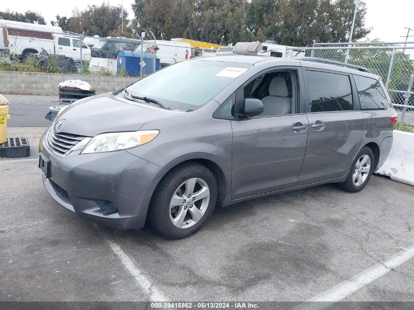 2017 Toyota Sienna Le 8 Passenger VIN: 5TDKZ3DC9HS825225 Lot: 39415862