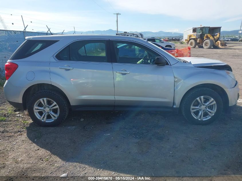 2013 Chevrolet Equinox Ls VIN: 2GNFLCEK8D6390993 Lot: 39415870