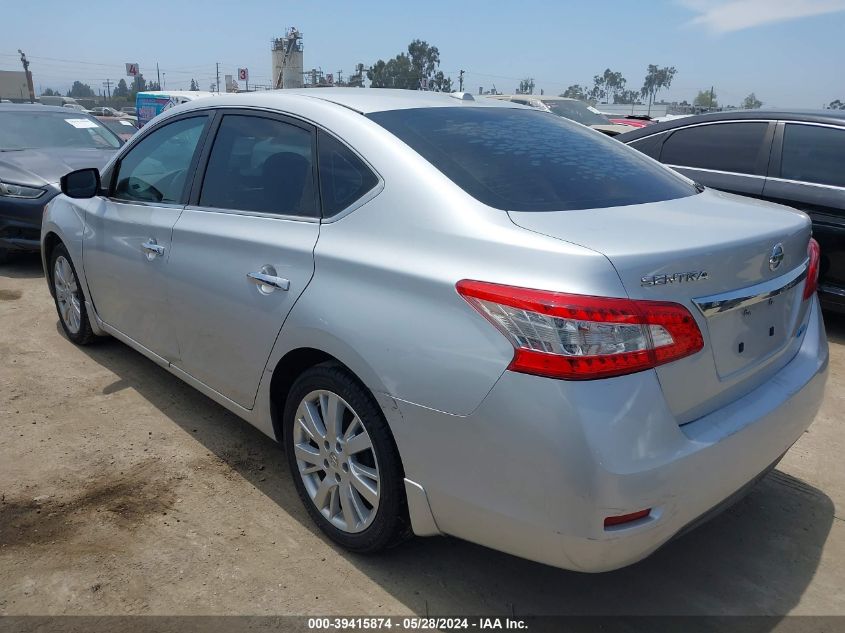 2013 Nissan Sentra Sl VIN: 3N1AB7AP1DL659431 Lot: 39415874