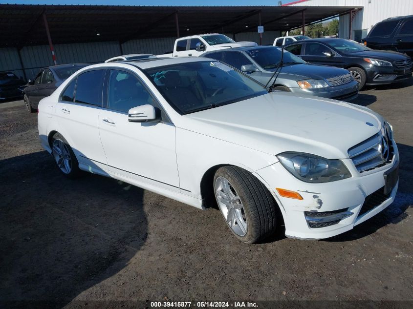 2013 Mercedes-Benz C 250 Luxury/Sport VIN: WDDGF4HB6DR246133 Lot: 39415877