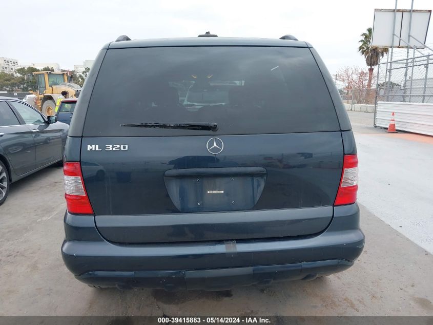 2002 Mercedes-Benz Ml 320 VIN: 4JGAB54E12A301385 Lot: 39415883