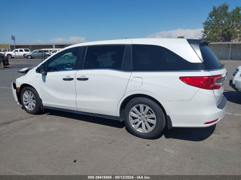 2021 Honda Odyssey Lx VIN: 5FNRL6H25MB031551 Lot: 39415885