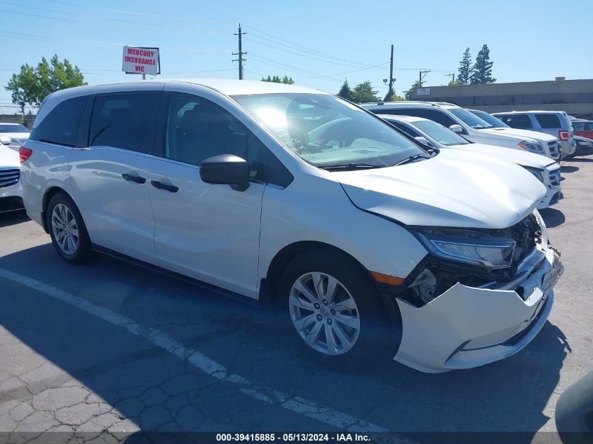 2021 Honda Odyssey Lx VIN: 5FNRL6H25MB031551 Lot: 39415885