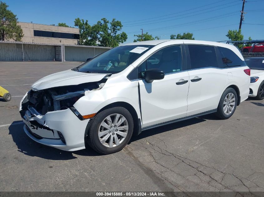 2021 Honda Odyssey Lx VIN: 5FNRL6H25MB031551 Lot: 39415885