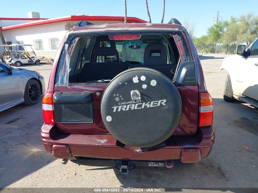 2003 Chevrolet Tracker Hard Top Base/Hard Top Lt VIN: 2CNBJ13C436913496 Lot: 39415893