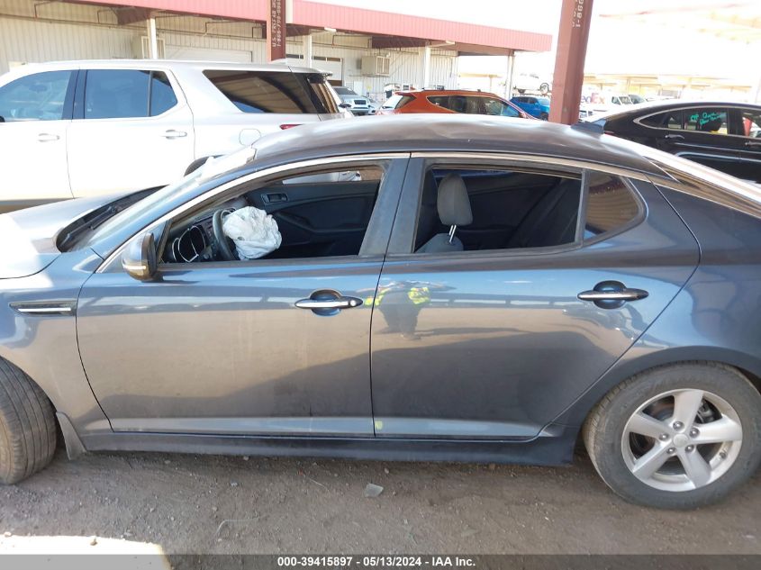 2015 Kia Optima Lx VIN: KNAGM4A71F5537393 Lot: 39415897