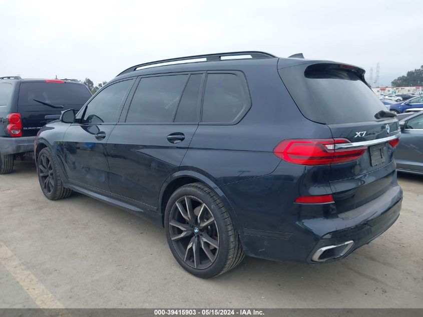 2019 BMW X7 xDrive40I VIN: 5UXCW2C59KL087797 Lot: 39415903