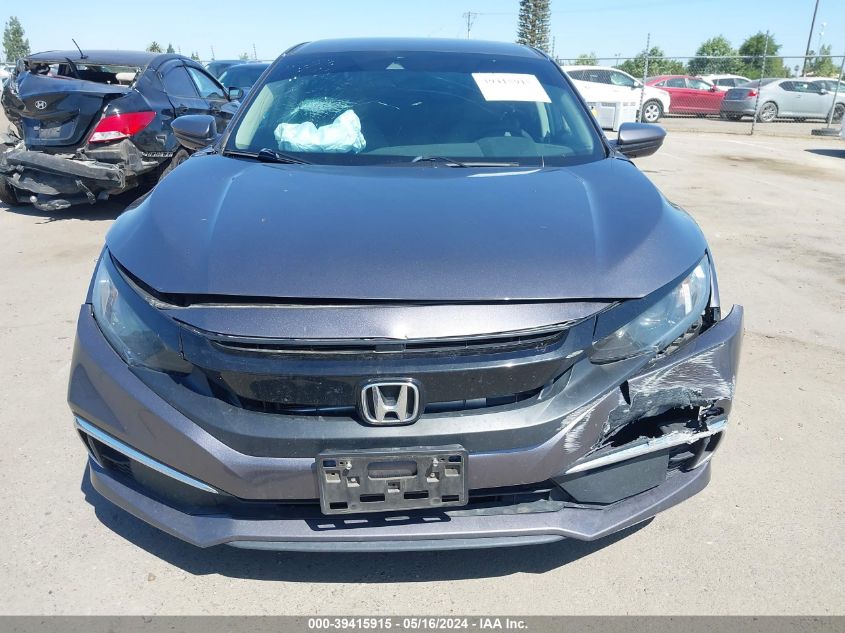 2020 Honda Civic Lx VIN: 19XFC2F61LE210532 Lot: 39415915