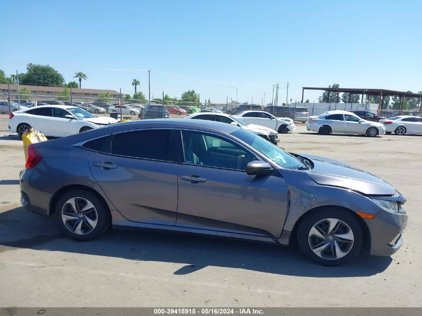 2020 Honda Civic Lx VIN: 19XFC2F61LE210532 Lot: 39415915