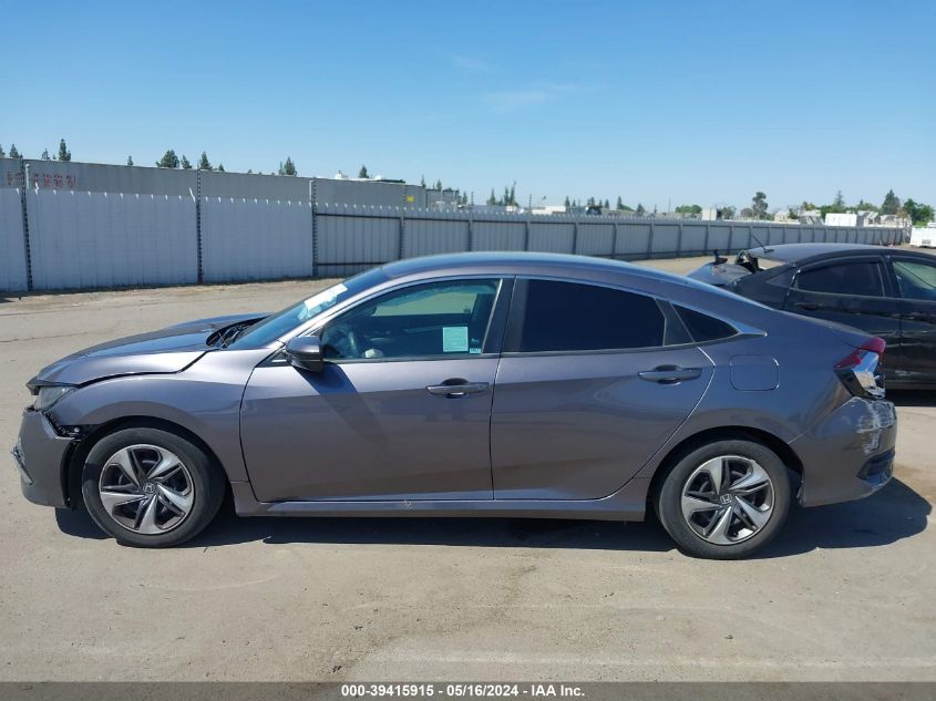 2020 Honda Civic Lx VIN: 19XFC2F61LE210532 Lot: 39415915