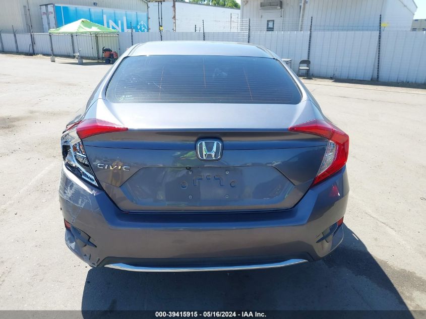 2020 Honda Civic Lx VIN: 19XFC2F61LE210532 Lot: 39415915