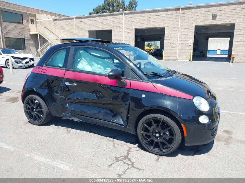 2012 Fiat 500 Pop VIN: 3C3CFFAR4CT201066 Lot: 39415929