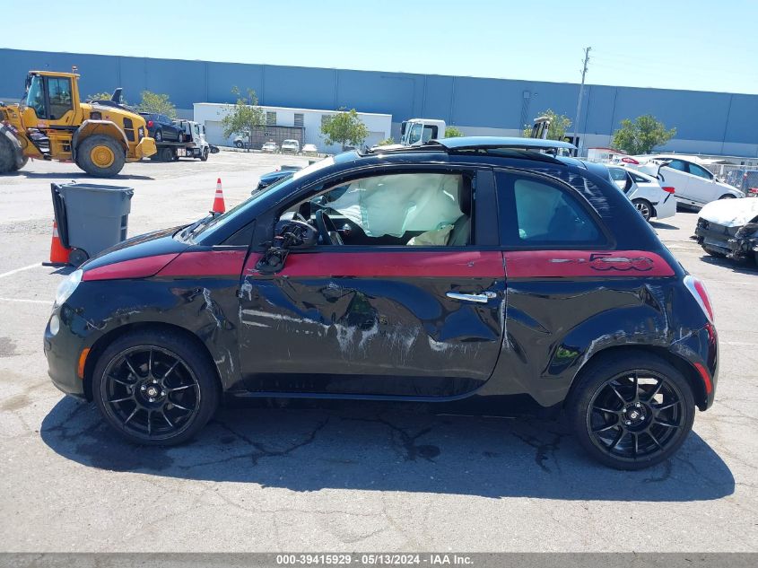 2012 Fiat 500 Pop VIN: 3C3CFFAR4CT201066 Lot: 39415929