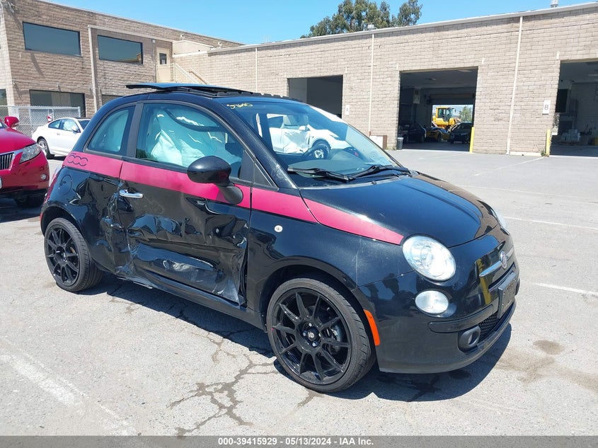 2012 Fiat 500 Pop VIN: 3C3CFFAR4CT201066 Lot: 39415929