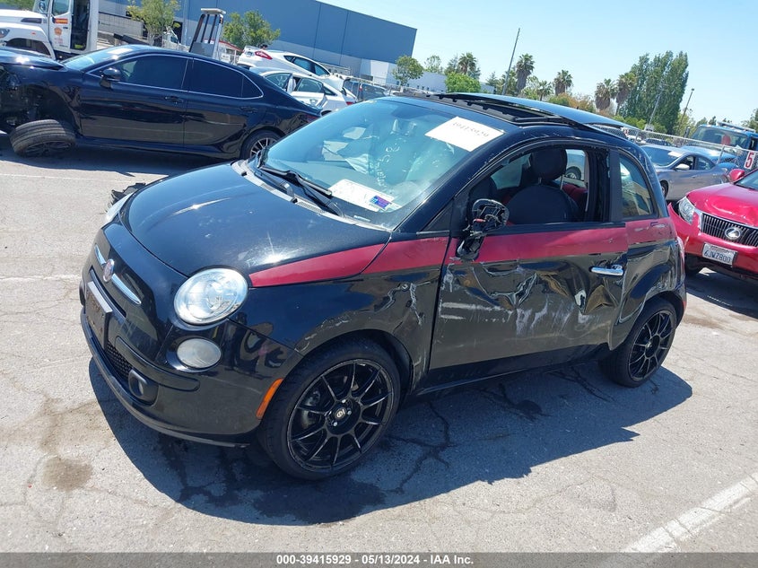 2012 Fiat 500 Pop VIN: 3C3CFFAR4CT201066 Lot: 39415929