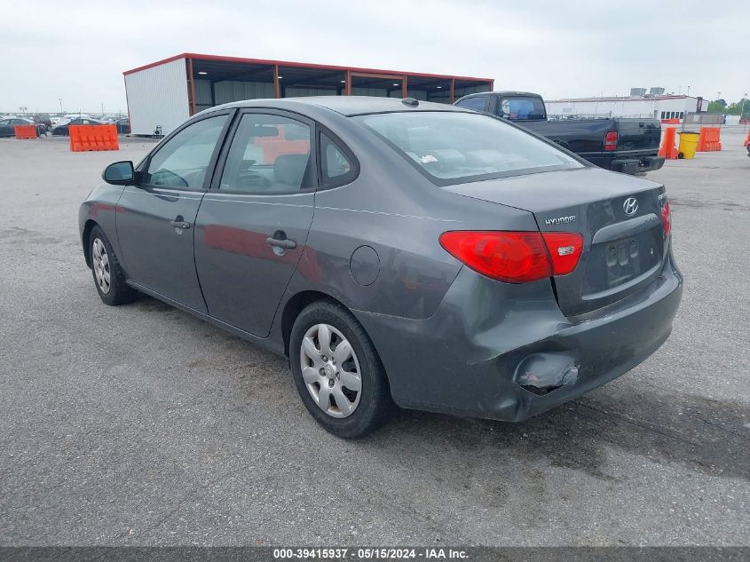 2007 Hyundai Elantra Gls/Limited/Se VIN: KMHDU46D57U144505 Lot: 39415937