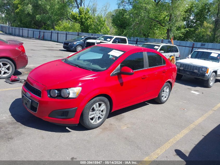 2013 Chevrolet Sonic Lt Auto VIN: 1G1JC5SG4D4171084 Lot: 39415947