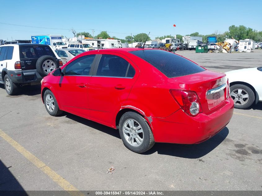 2013 Chevrolet Sonic Lt Auto VIN: 1G1JC5SG4D4171084 Lot: 39415947