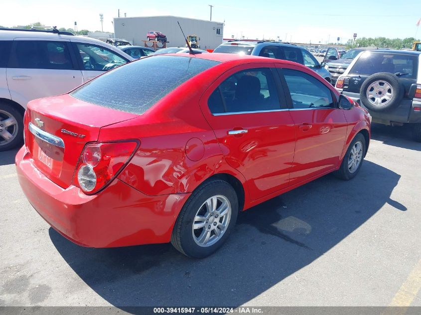 2013 Chevrolet Sonic Lt Auto VIN: 1G1JC5SG4D4171084 Lot: 39415947